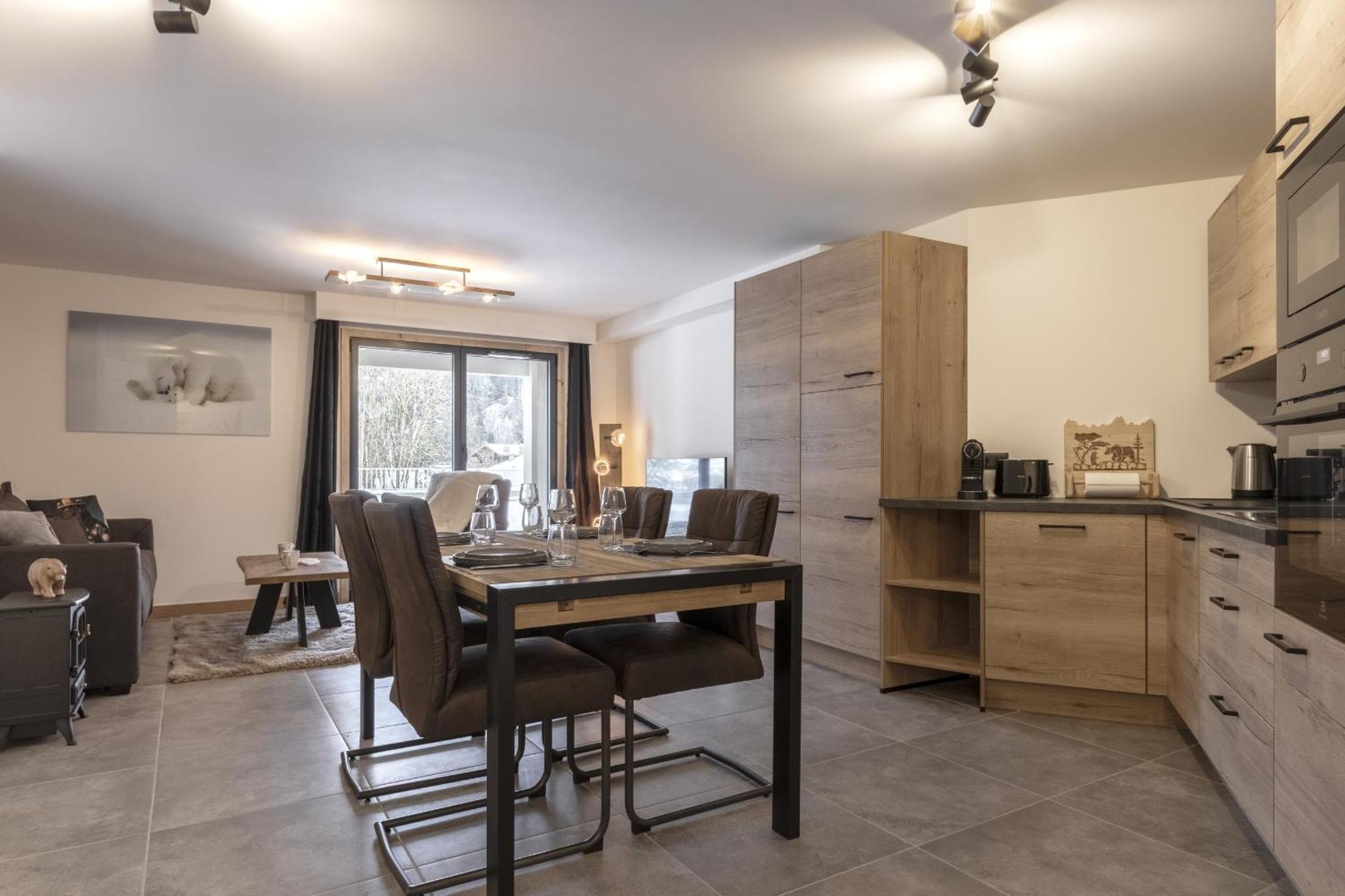 Appartamento The Bear Les Houches Esterno foto